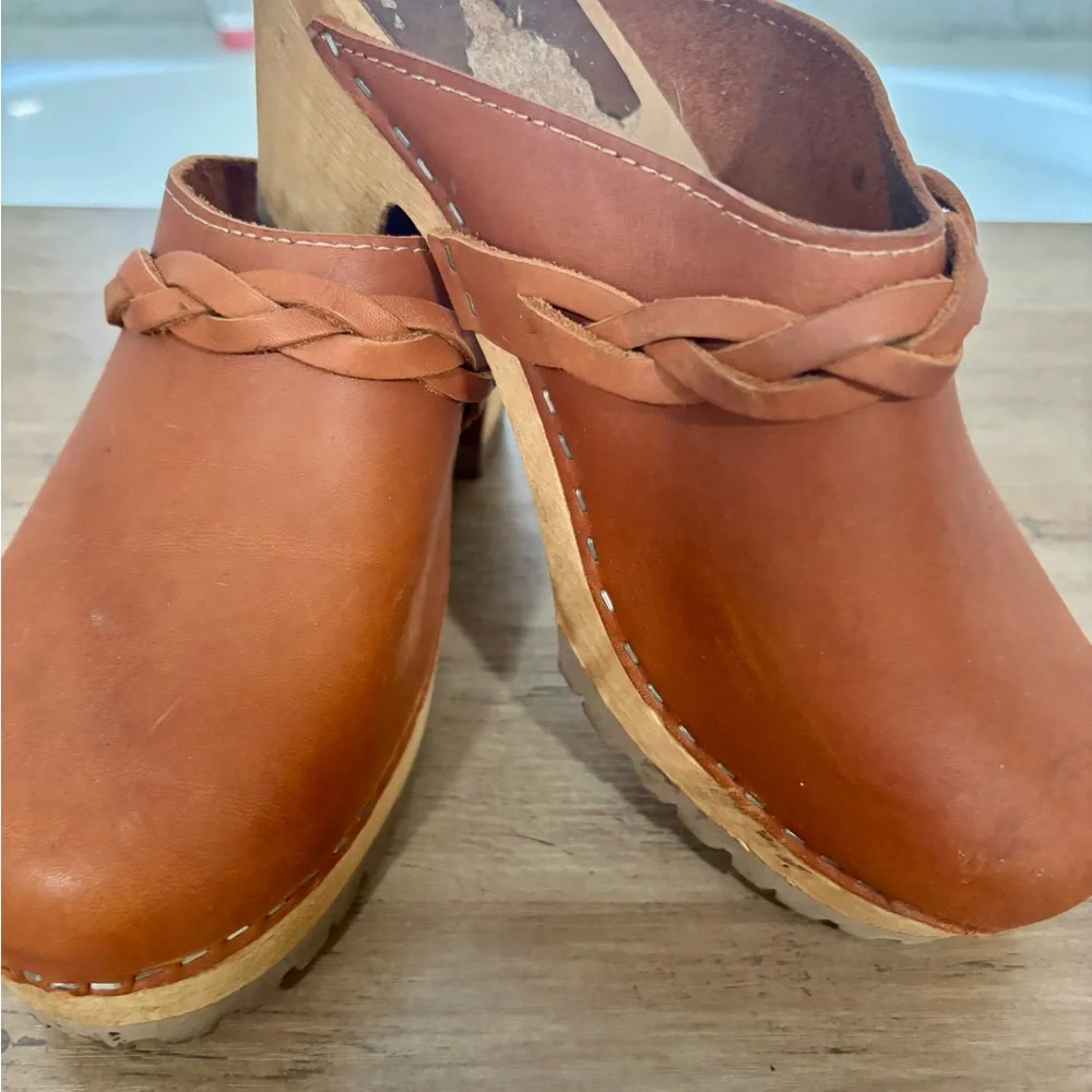 Free People x MIA Elsa Brown Leather Mules - Picture 5 of 16